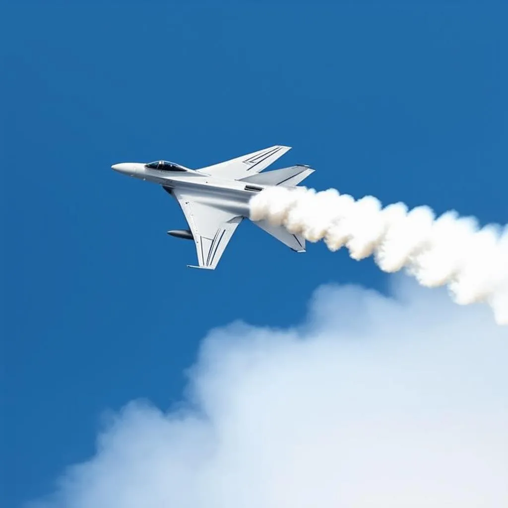 Supersonic Jet Breaking the Sound Barrier