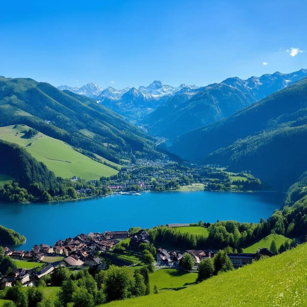 Swiss Alps in summer