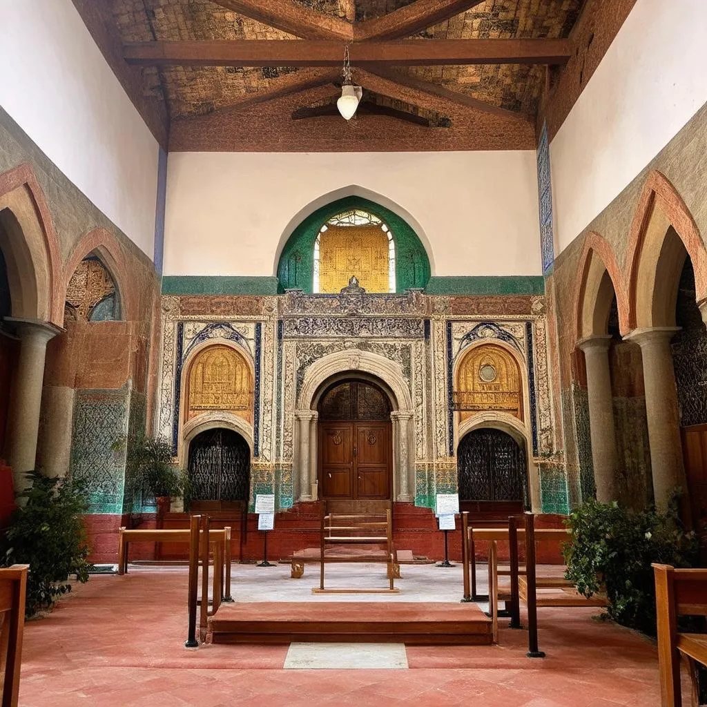 Jewish synagogue in Morocco