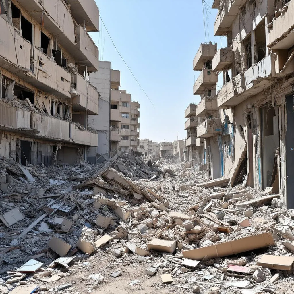 Syrian City in Rubble