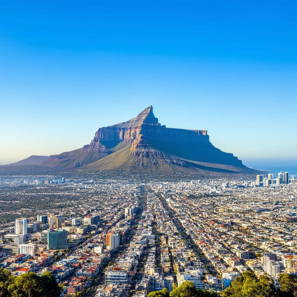 Table Mountain in Cape Town