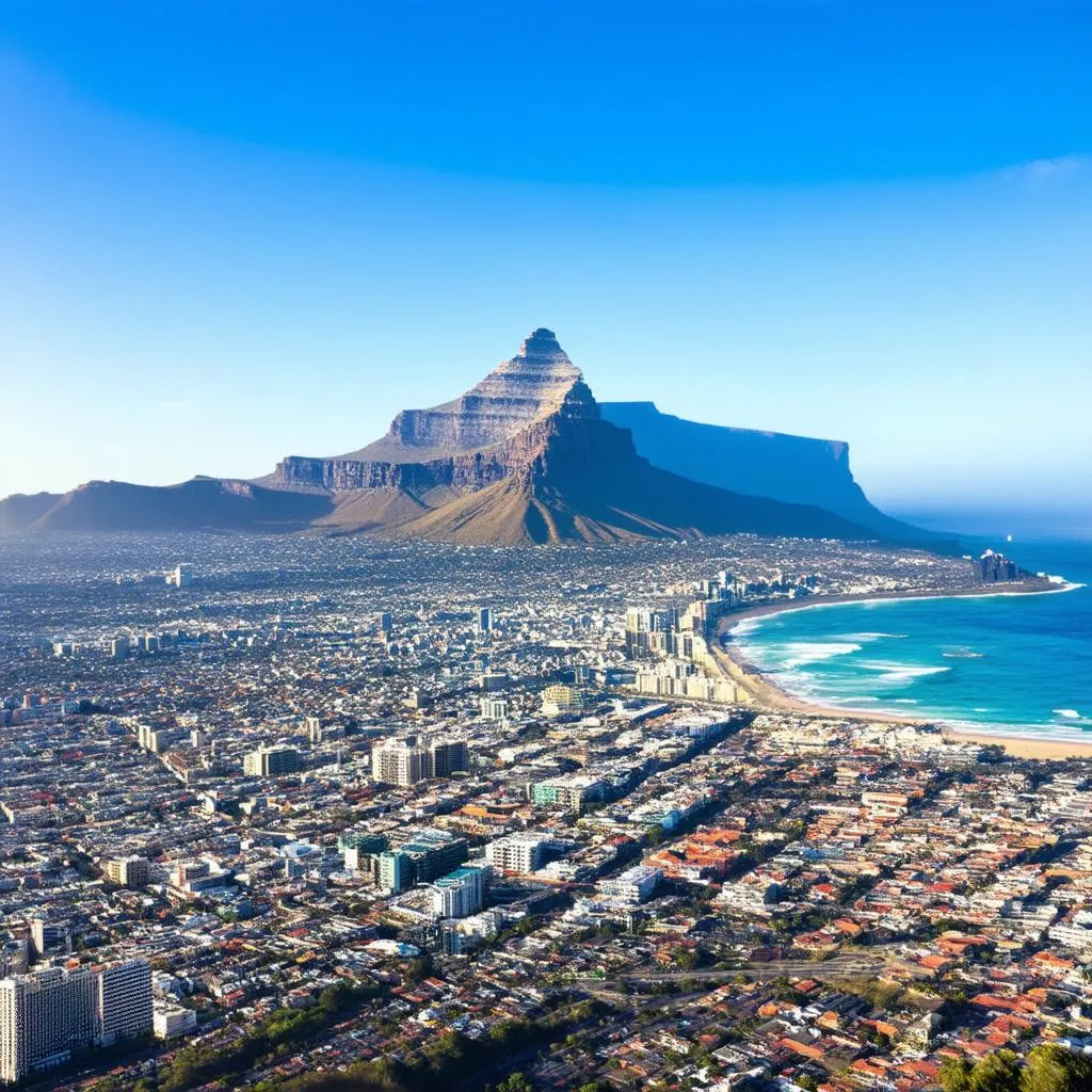 Table Mountain in Cape Town