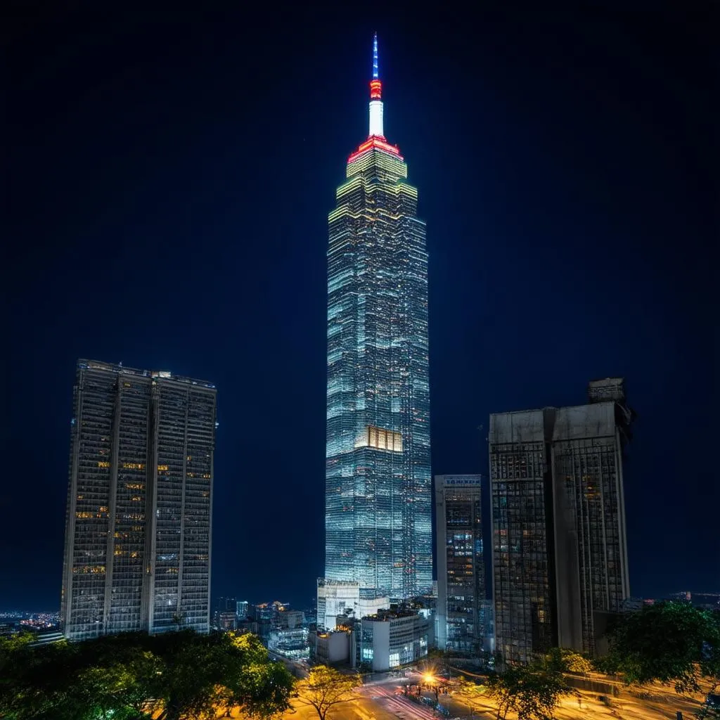 Taipei 101 at Night