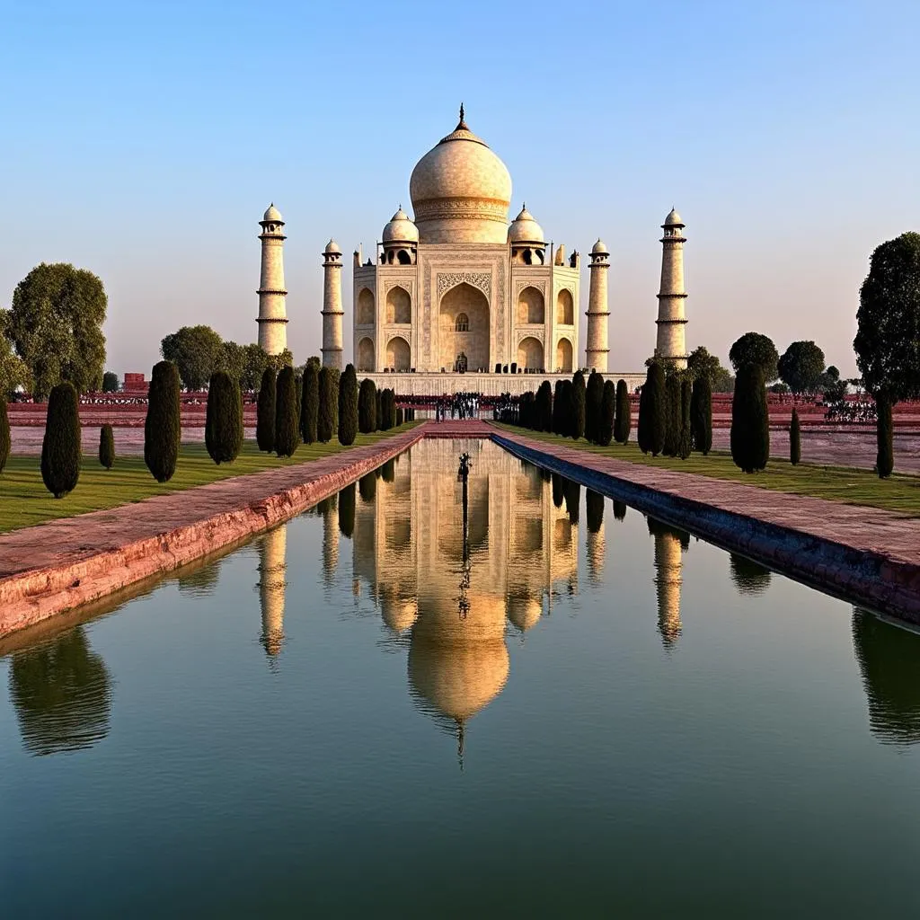 Taj Mahal at Sunrise