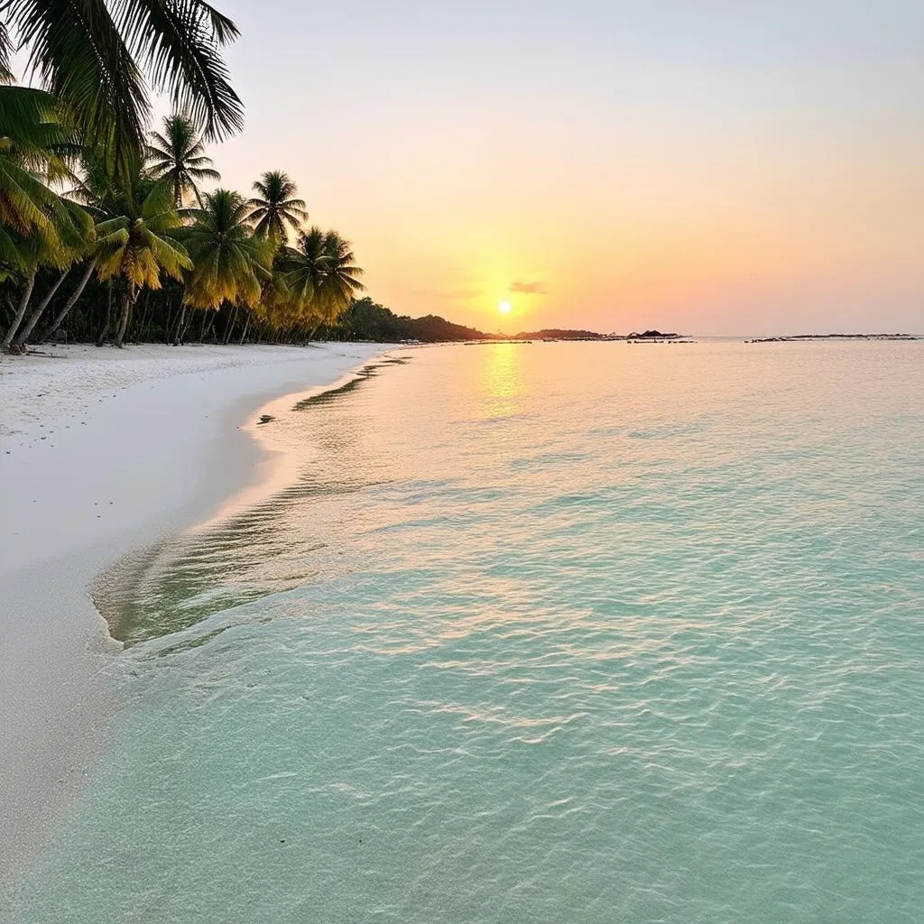 pristine beach