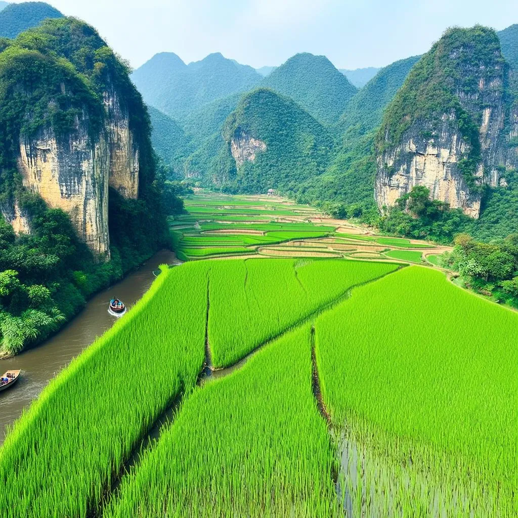 Tam Coc Rice Paddies