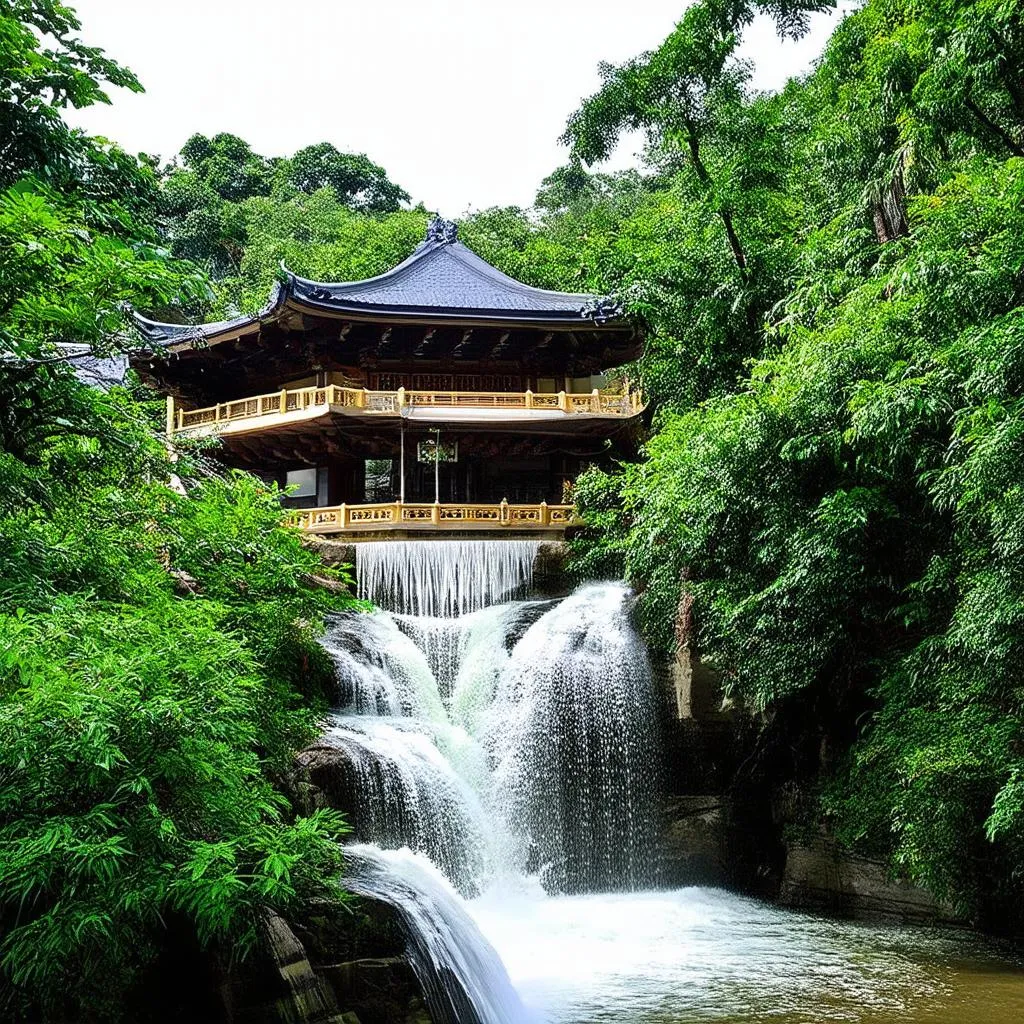 Tam Dao Waterfall Temple