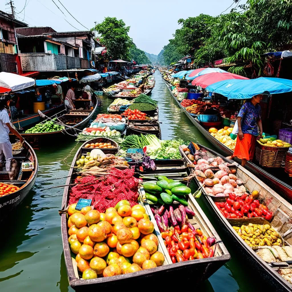 Tan Chau Floating Market