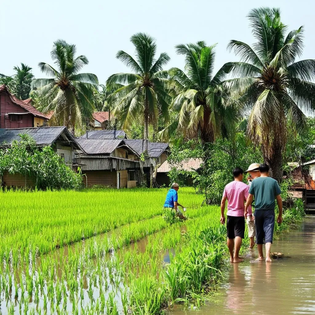 Local Village in Tay Ninh