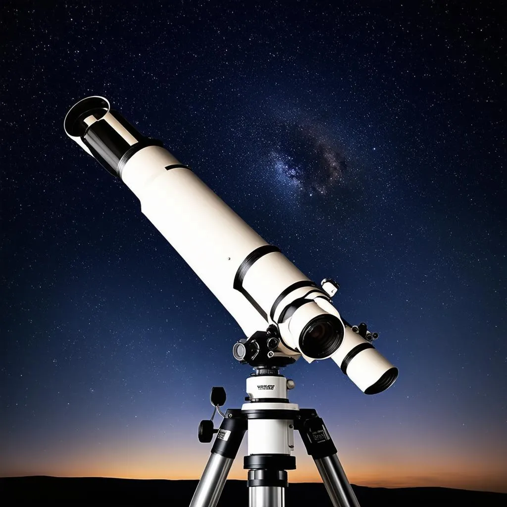 Telescope Observing Stars