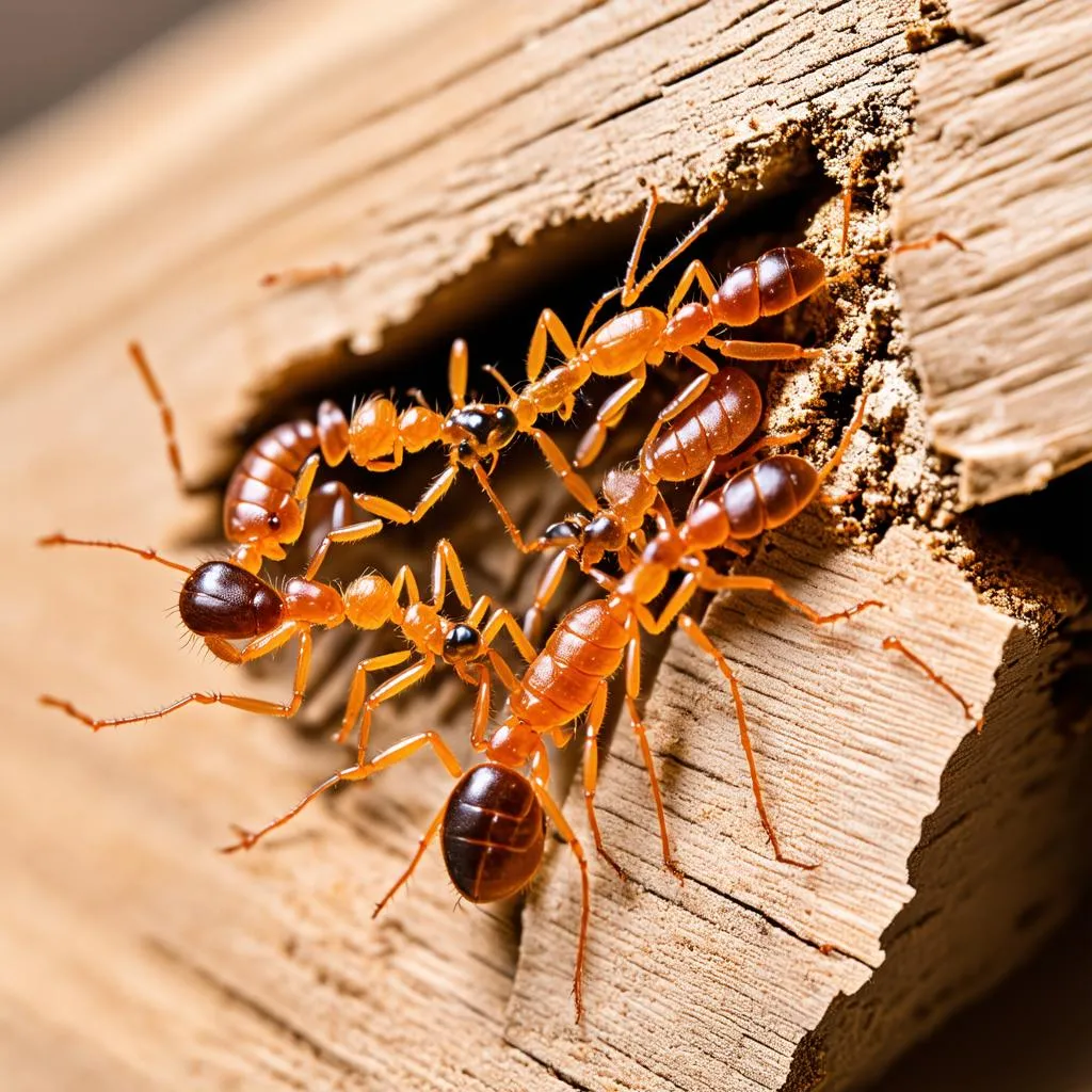 Termites in Wood