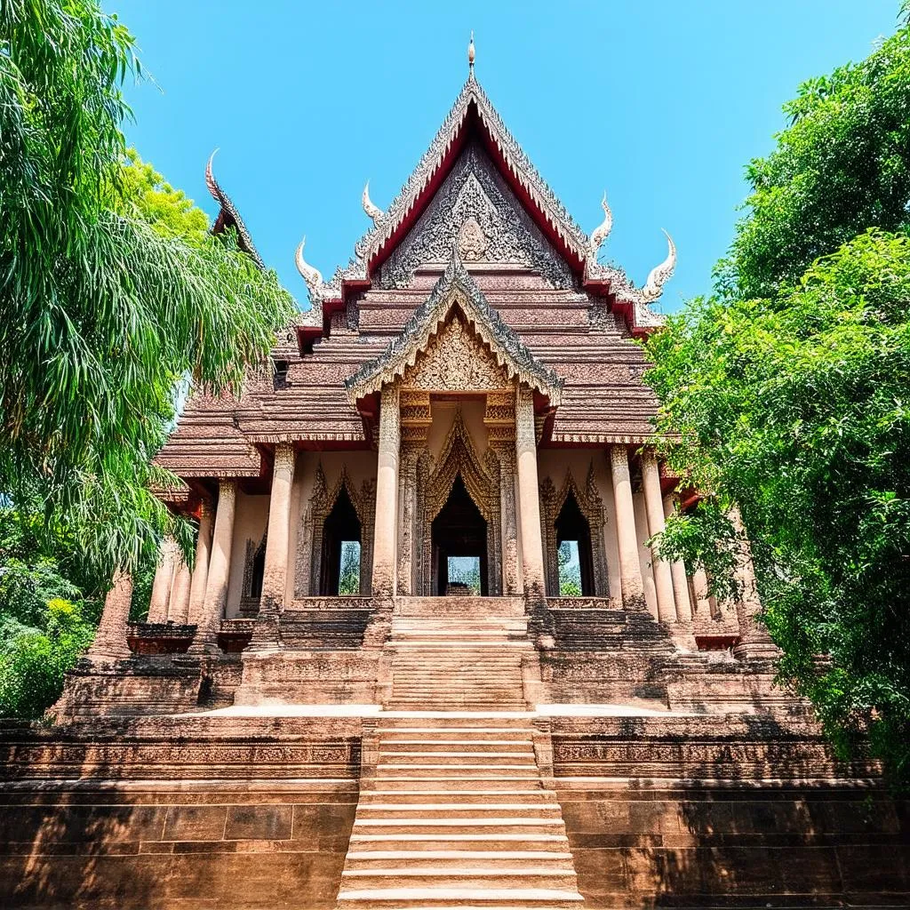 ancient thai temple