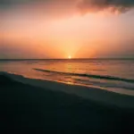 Sunset over the Thai Beach