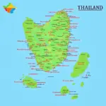 thailand travel map