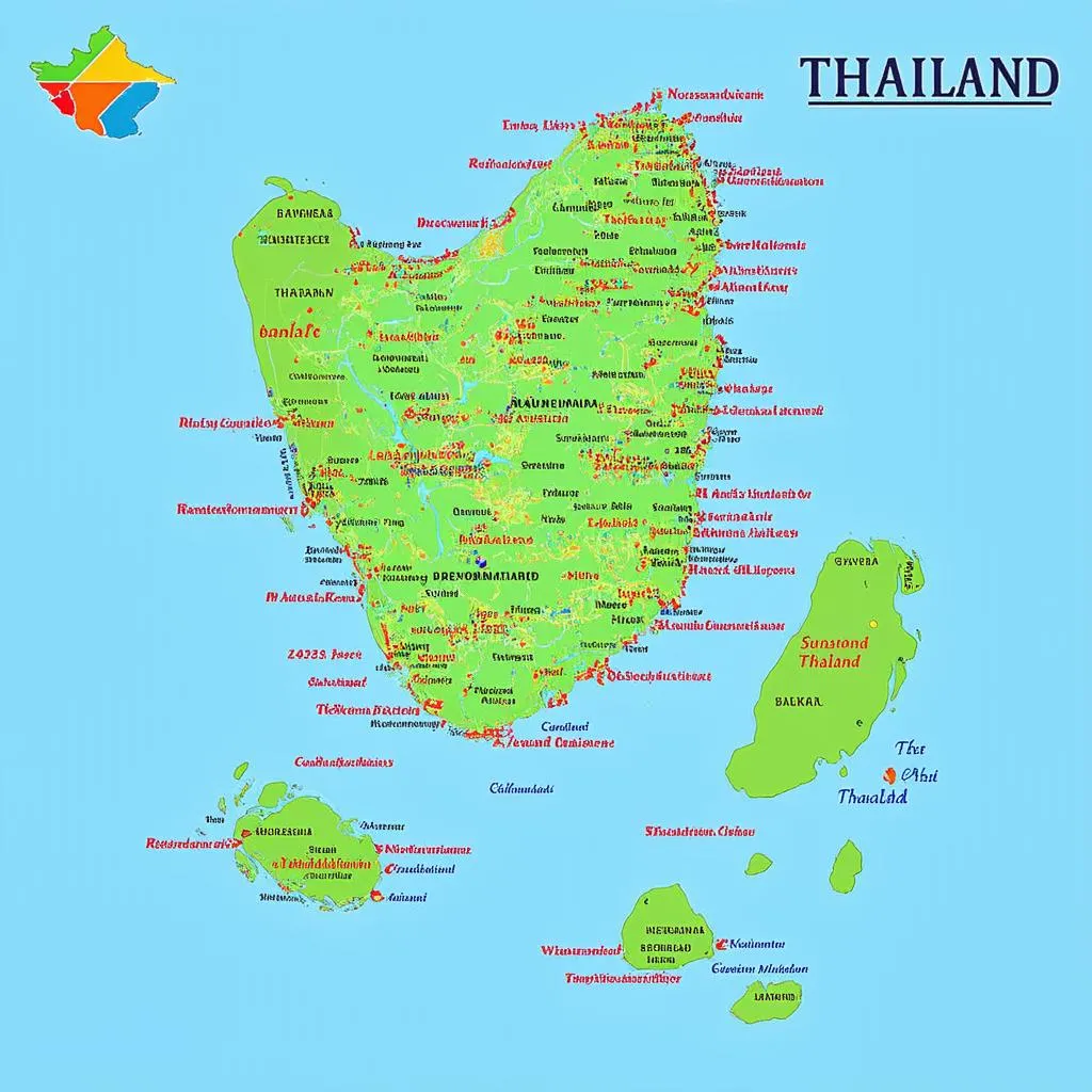 thailand travel map