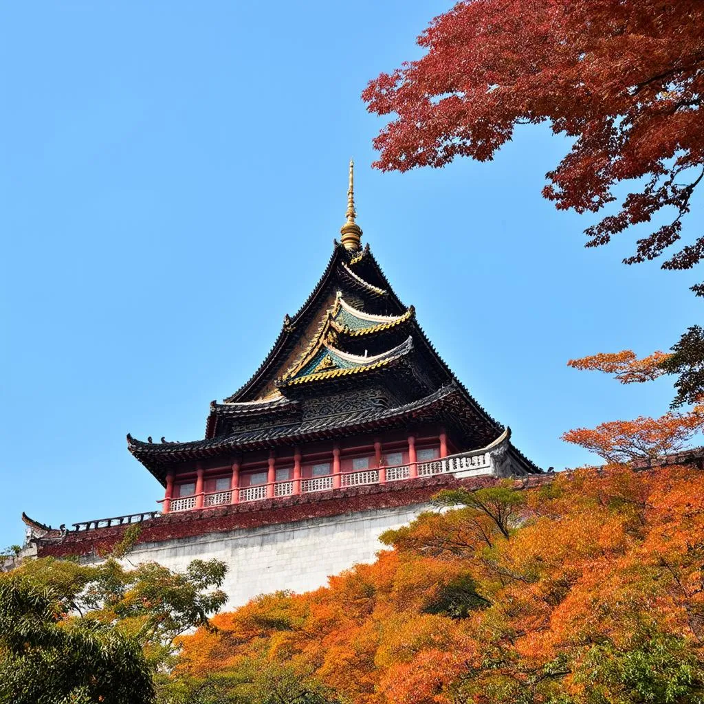 Temple in the mountain