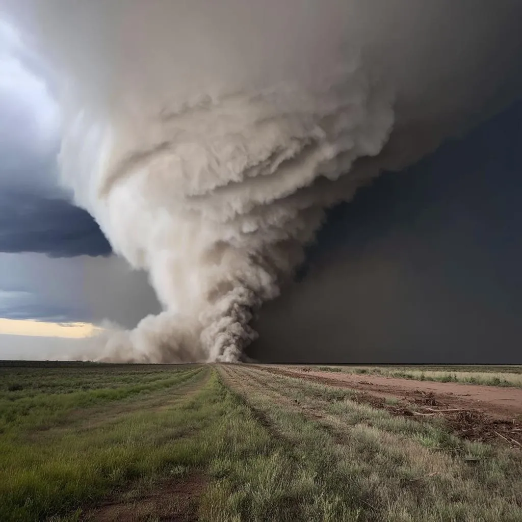 Tornado on the plains