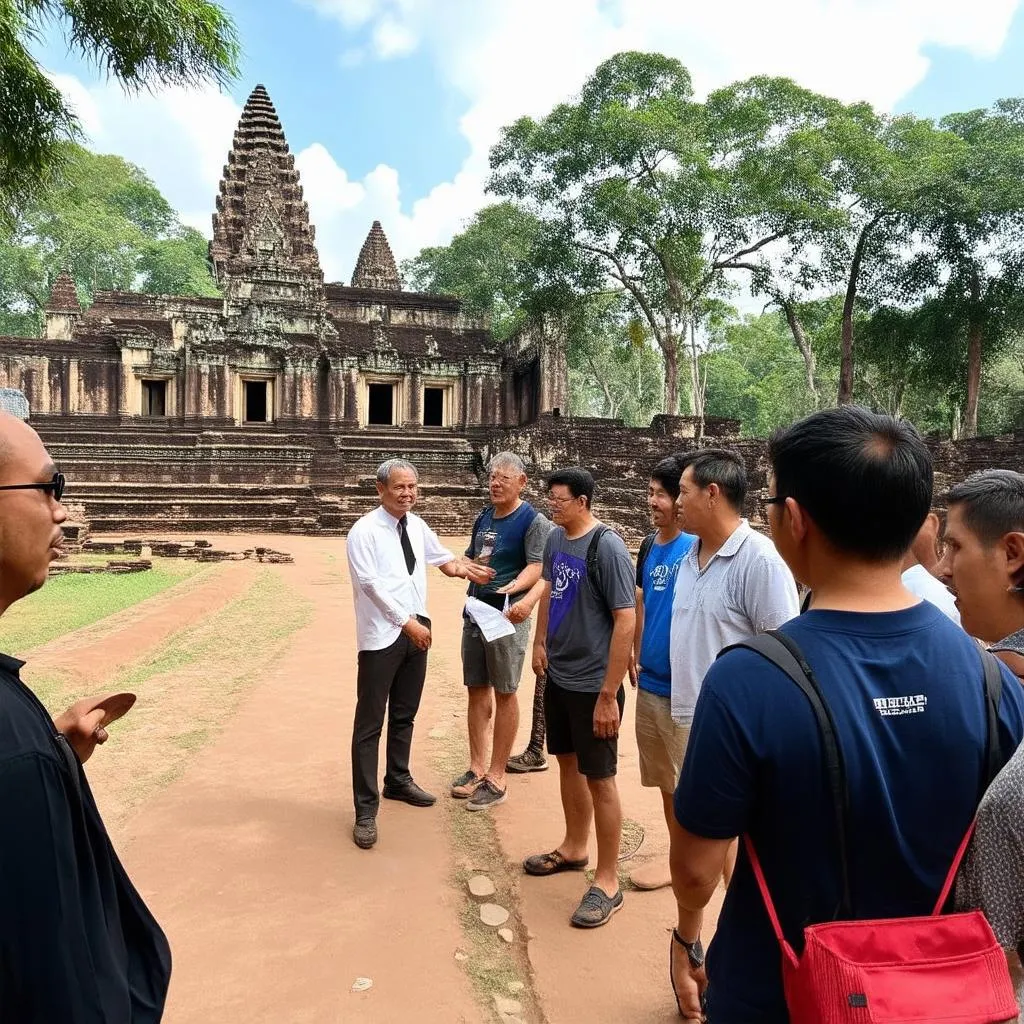 Tour Guide in Angkor Wat