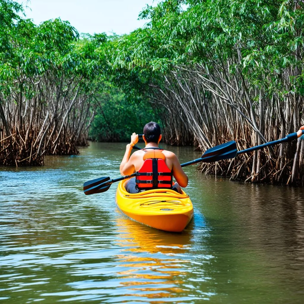 Kayaking in Mangroves