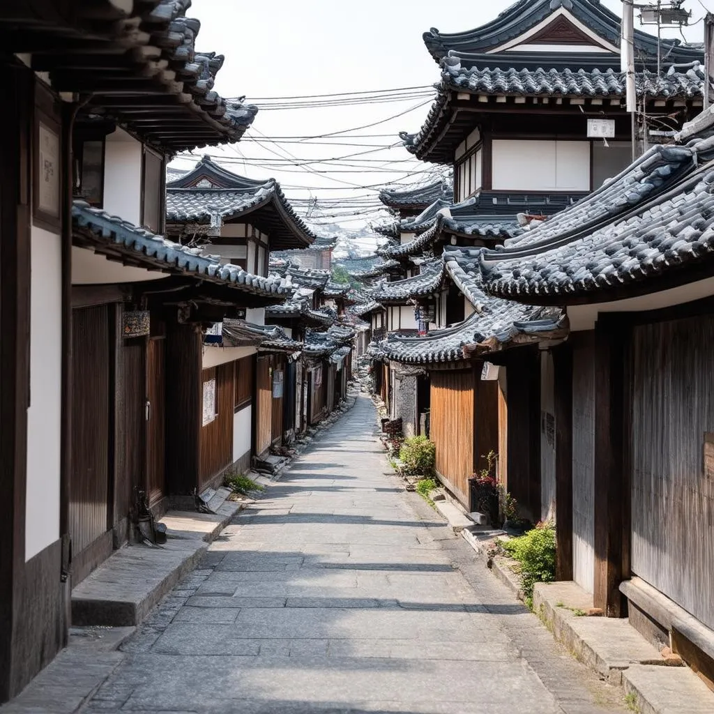 traditional korean houses bukchon hanok village