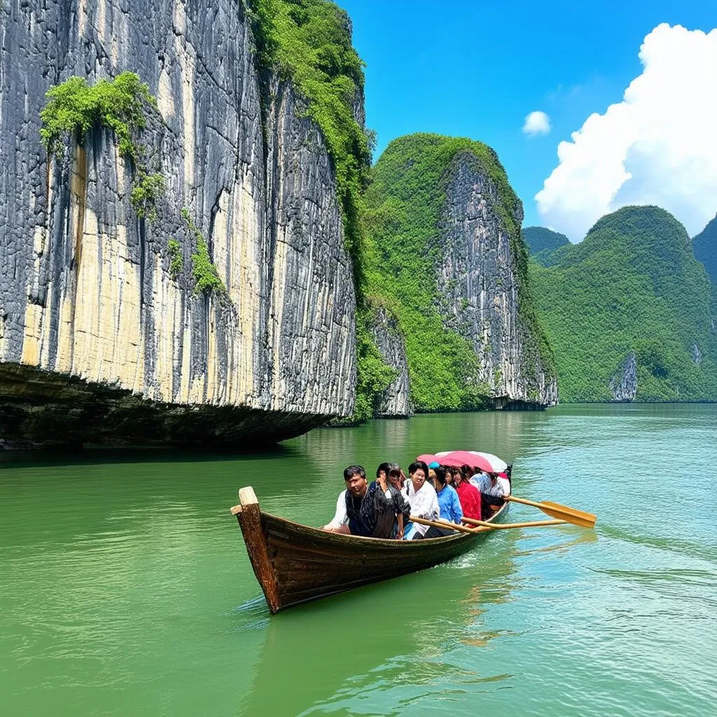 Boat trip in Trang An