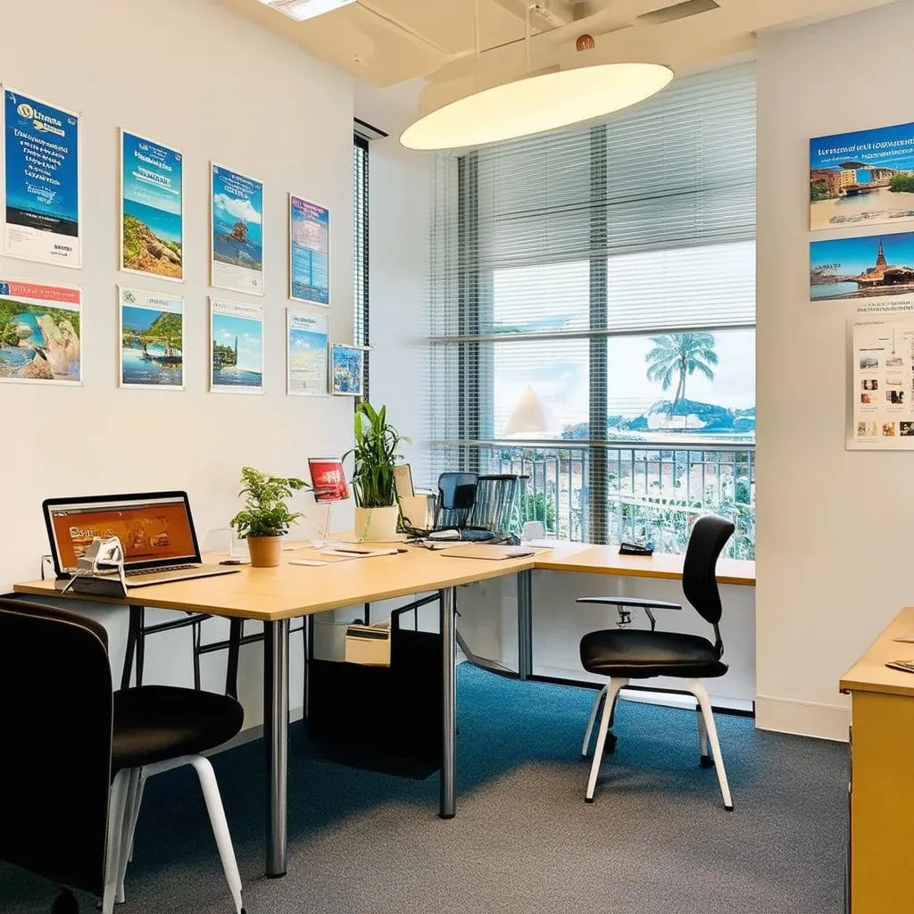 Modern Travel Agency Office