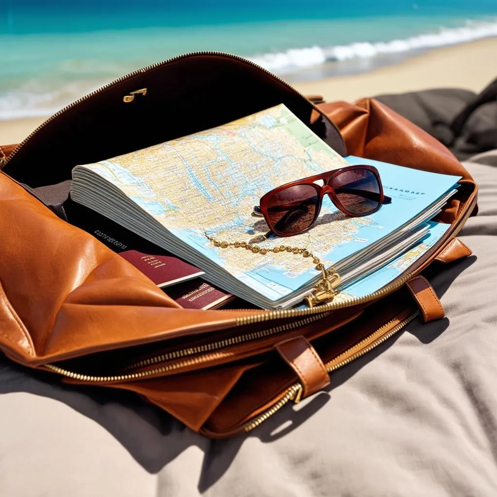 Travel Bag with Rosary