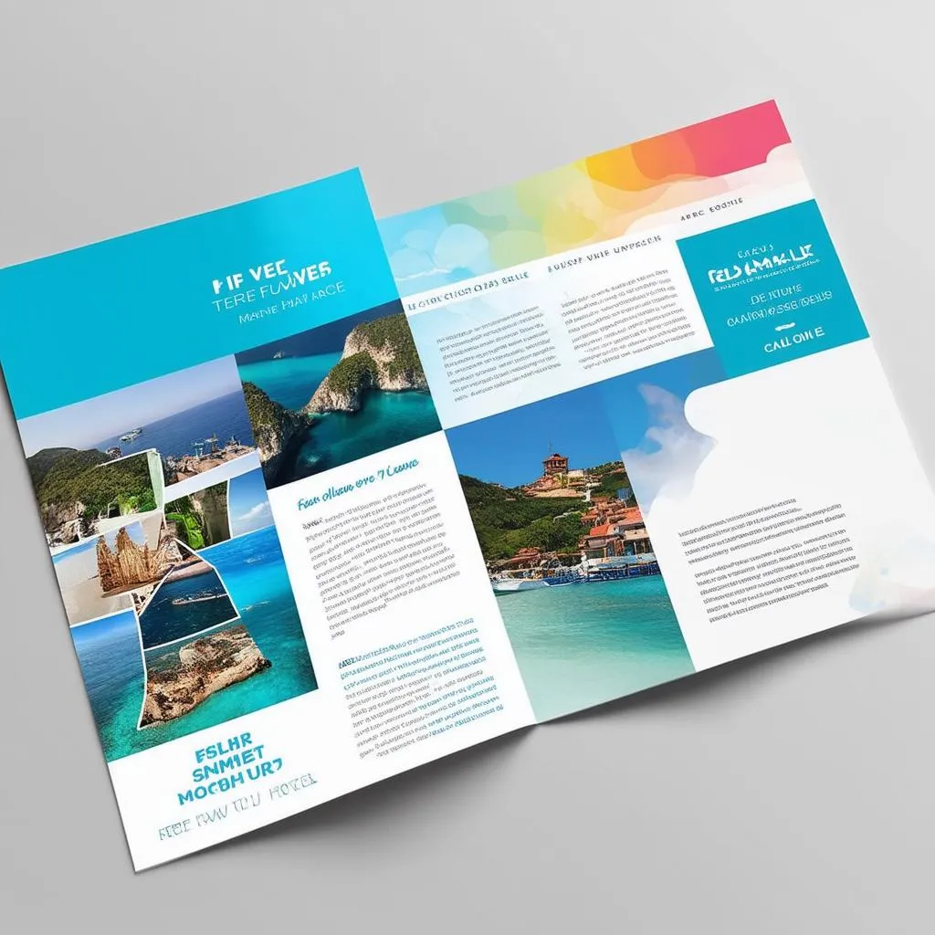 Travel Brochure Layout