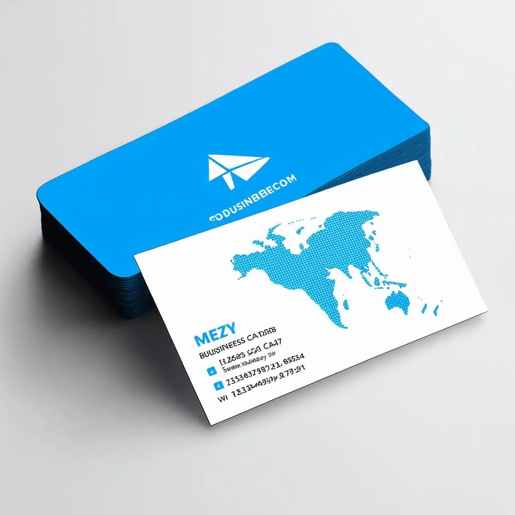 Modern Travel Business Card Design