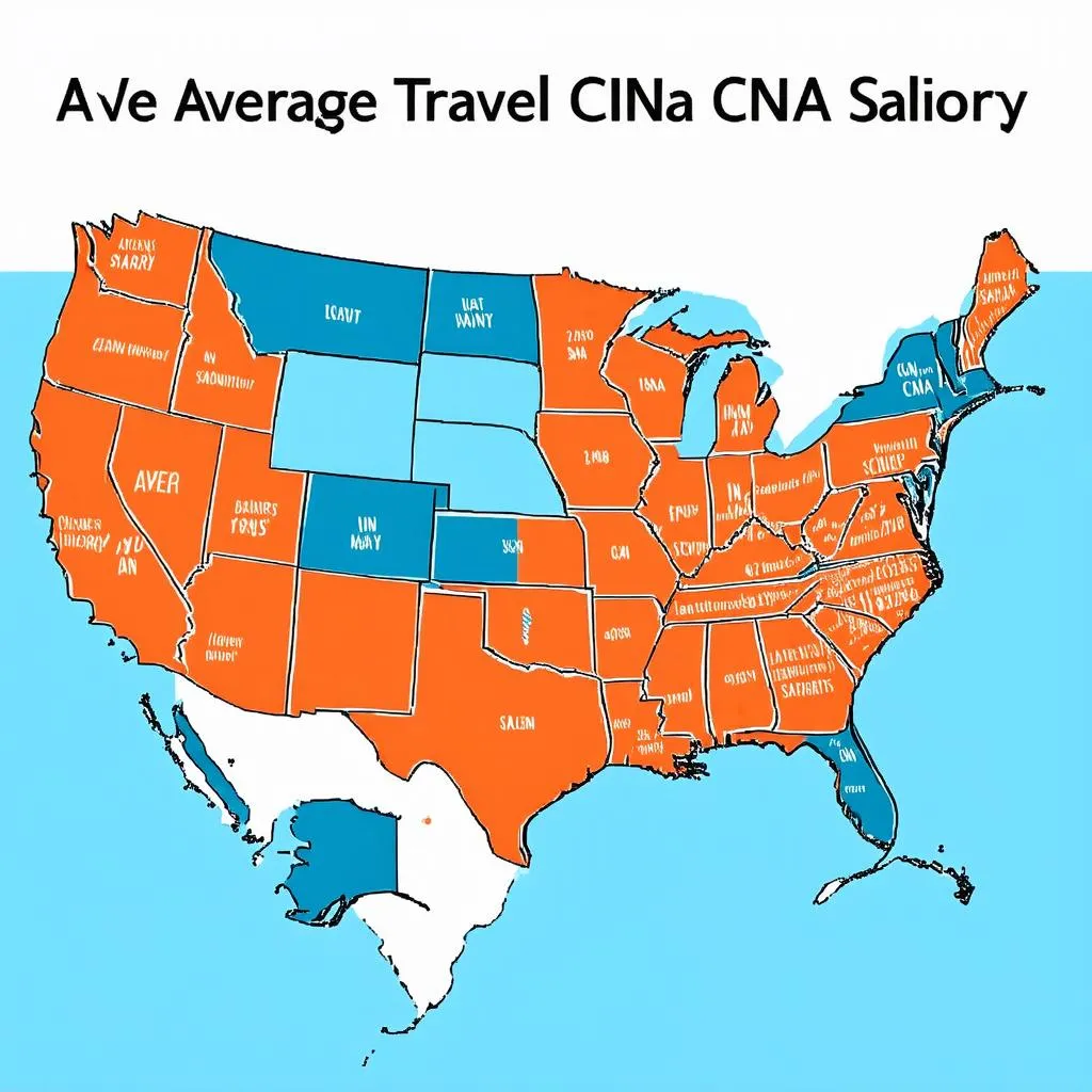 Travel CNA Salary Map