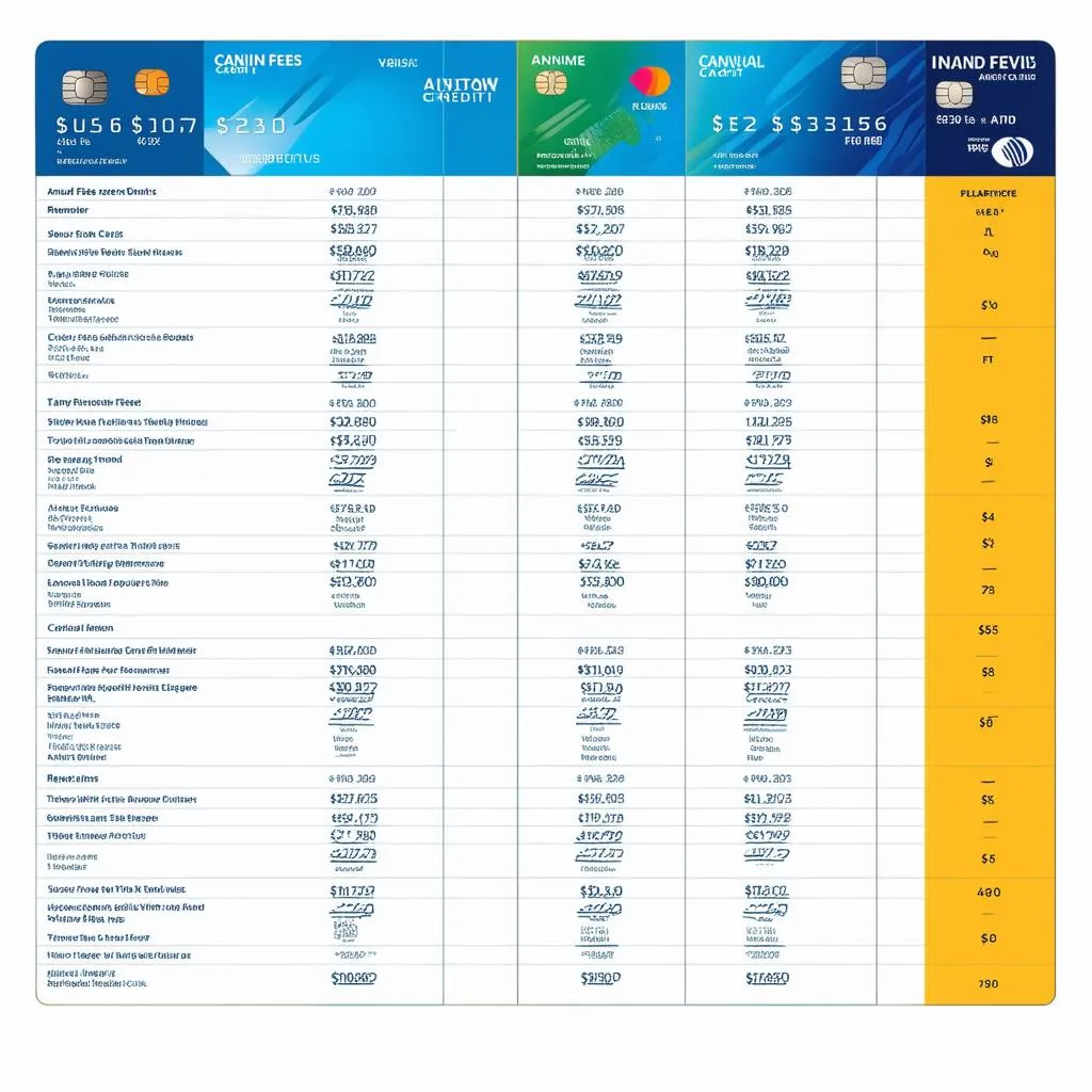 Travel Credit Card Comparison Chart