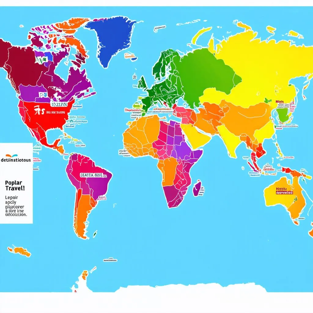 Travel destination map