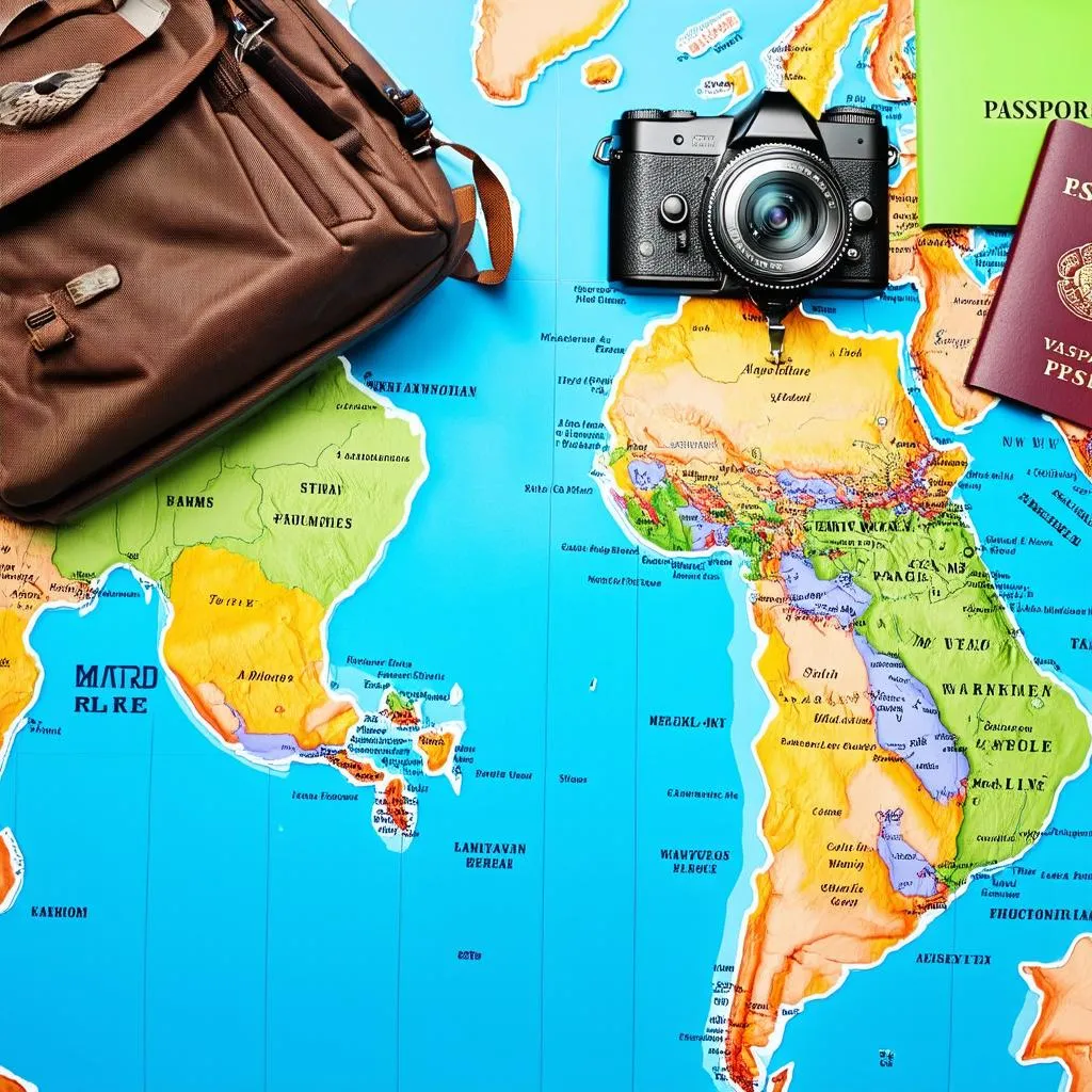 Travel Essentials on Map