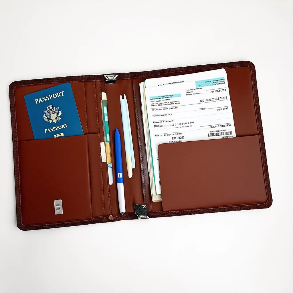 Travel Documents Folder