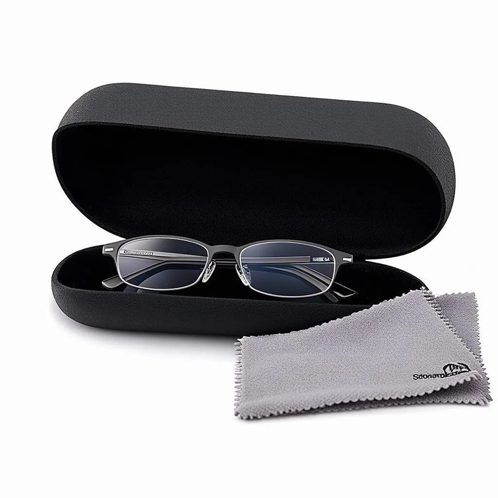 Hard case for travel glasses