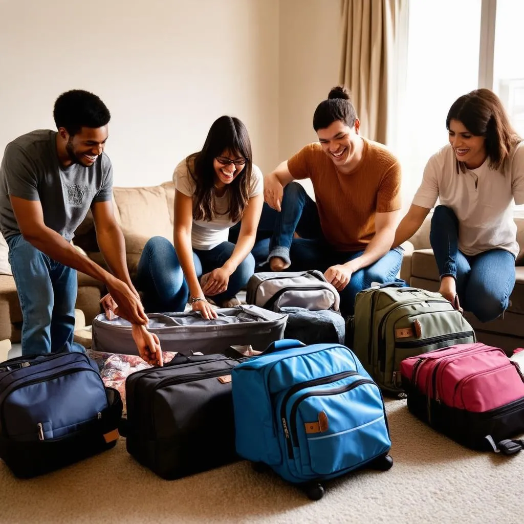 Travel Group Packing Backpacks