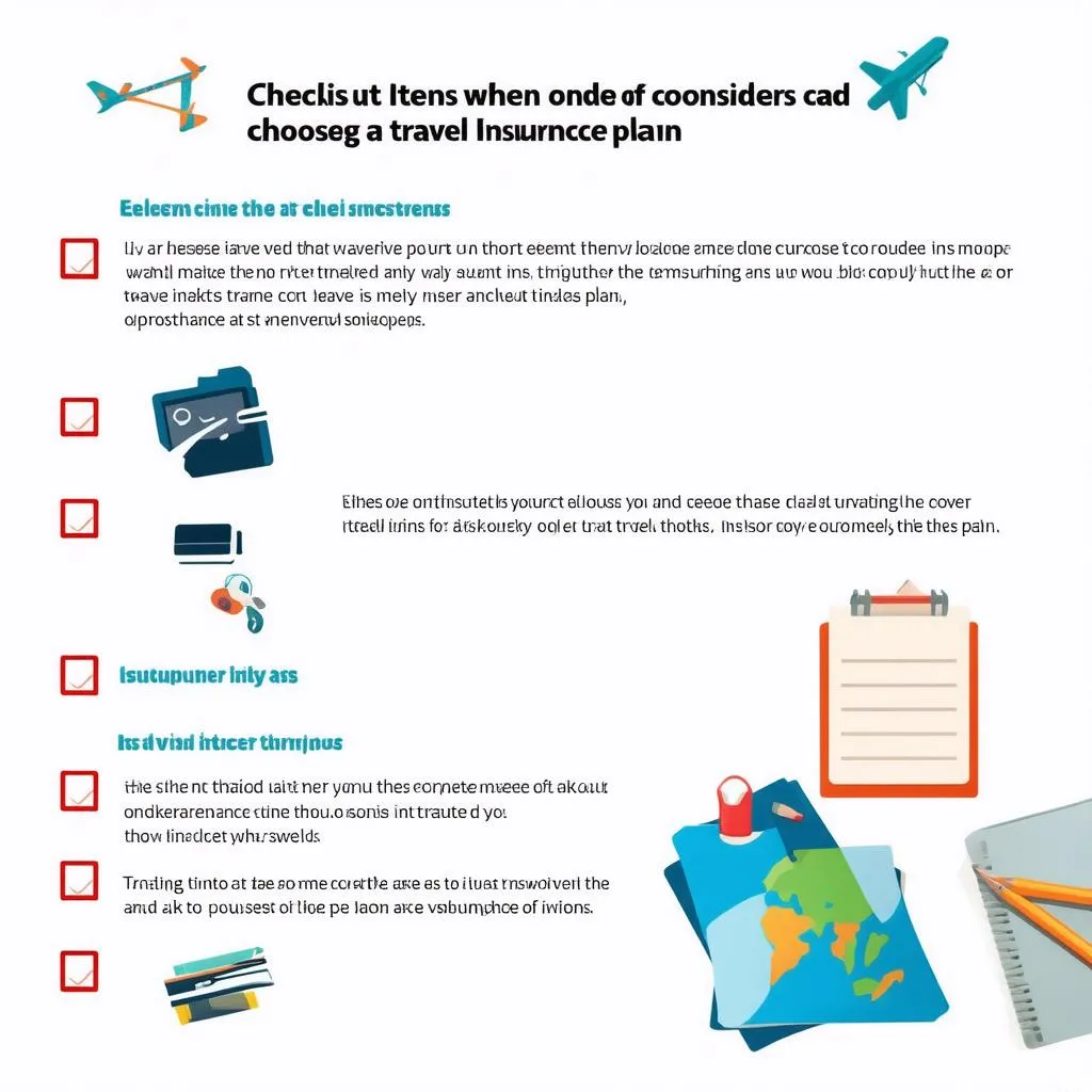 Travel Insurance Checklist