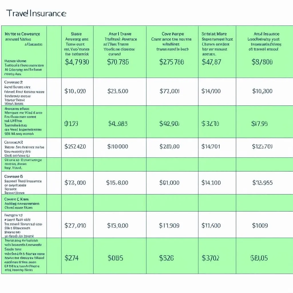 Travel Insurance Comparison