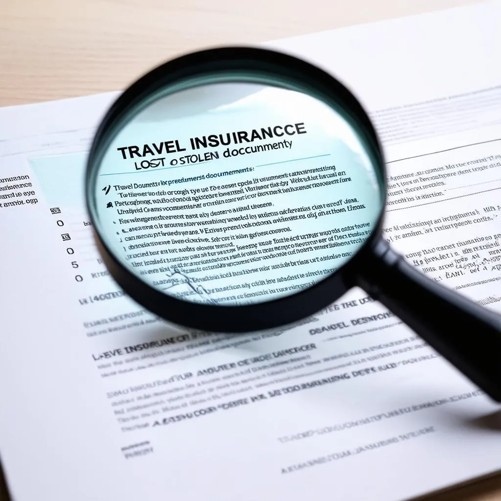 travel insurance policy