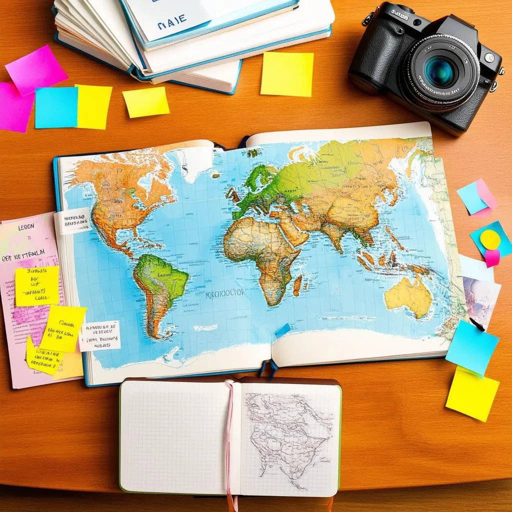 Planning a travel itinerary