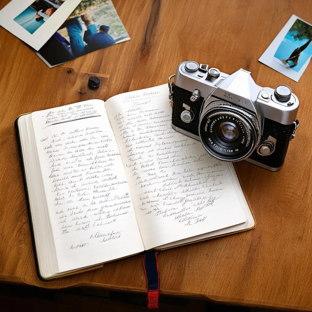 Travel Journal and Camera