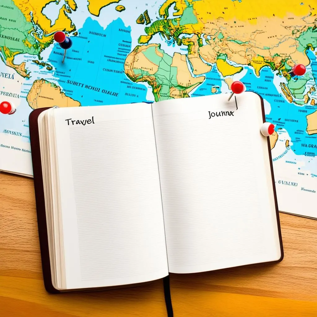 Travel Journal and Map