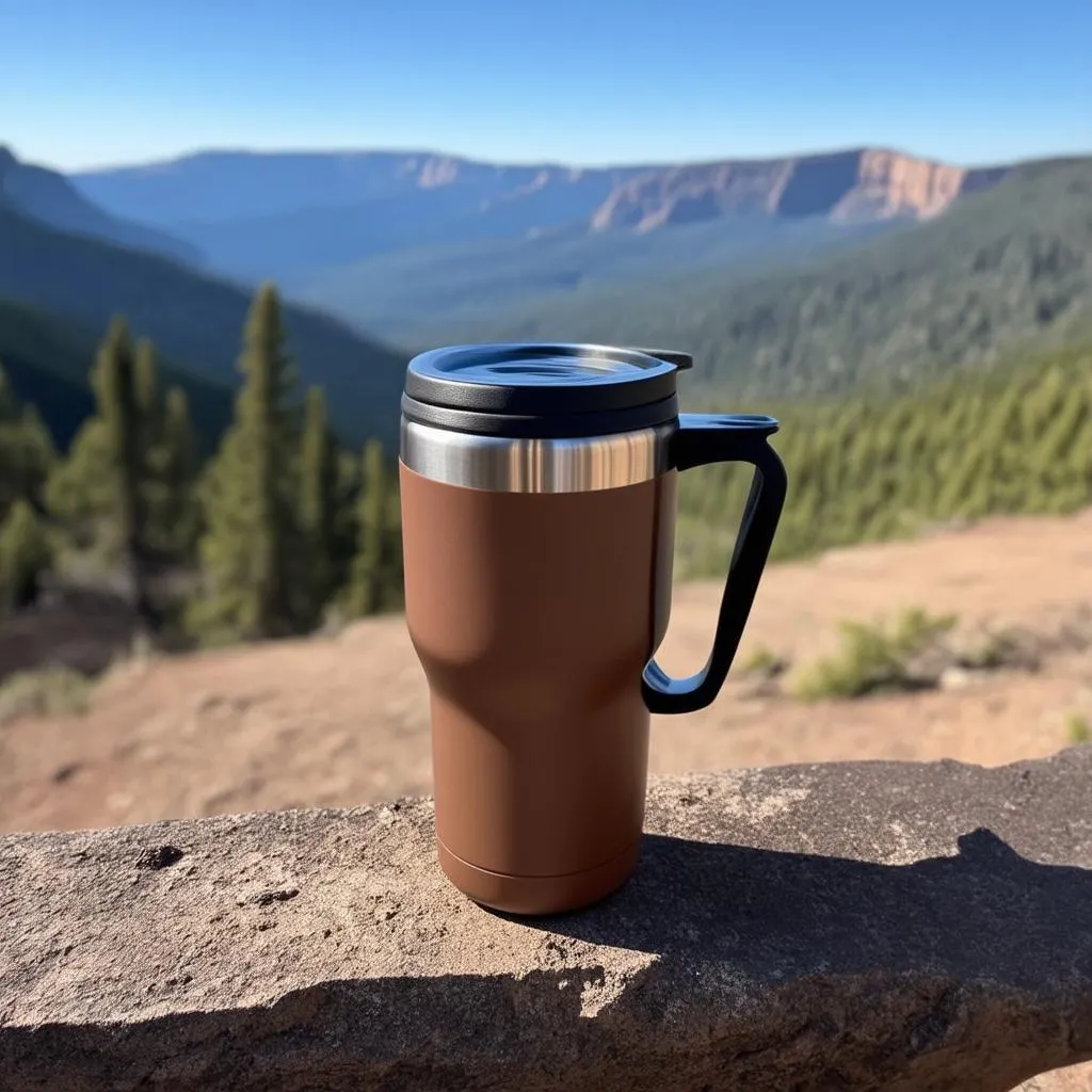 Travel Mug with Coffee