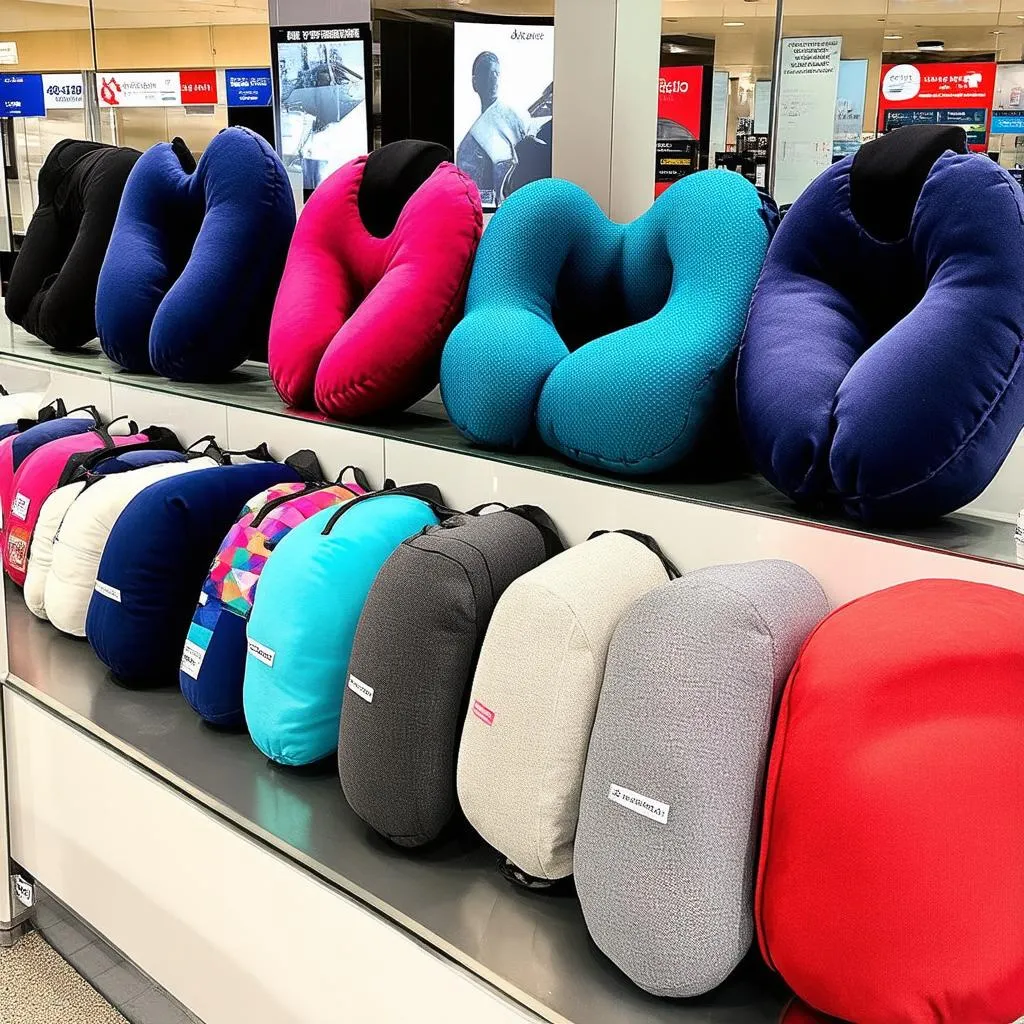 Travel Neck Pillow Display