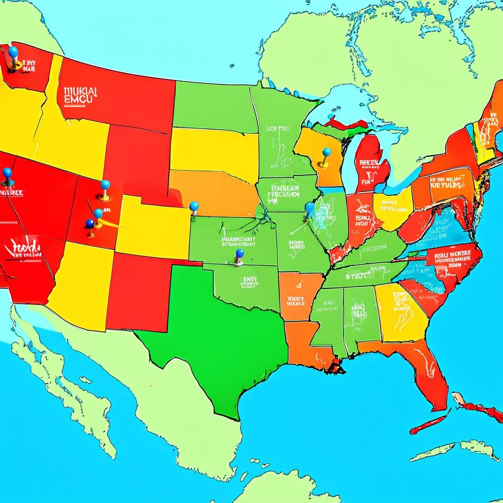 Travel Nurse Map