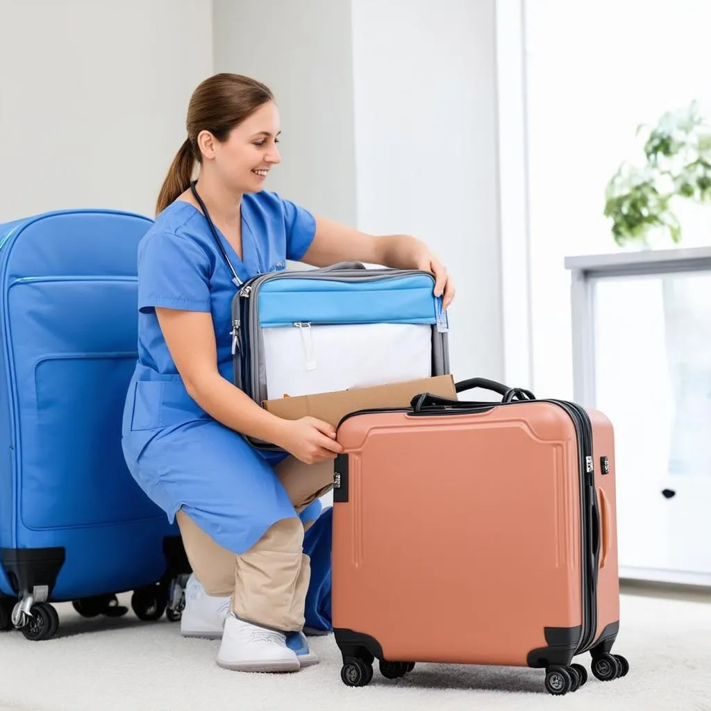 travel nurse packing