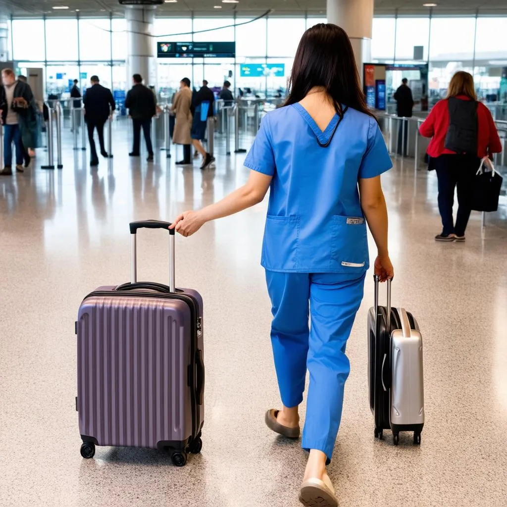 Travel Nurse at Airport