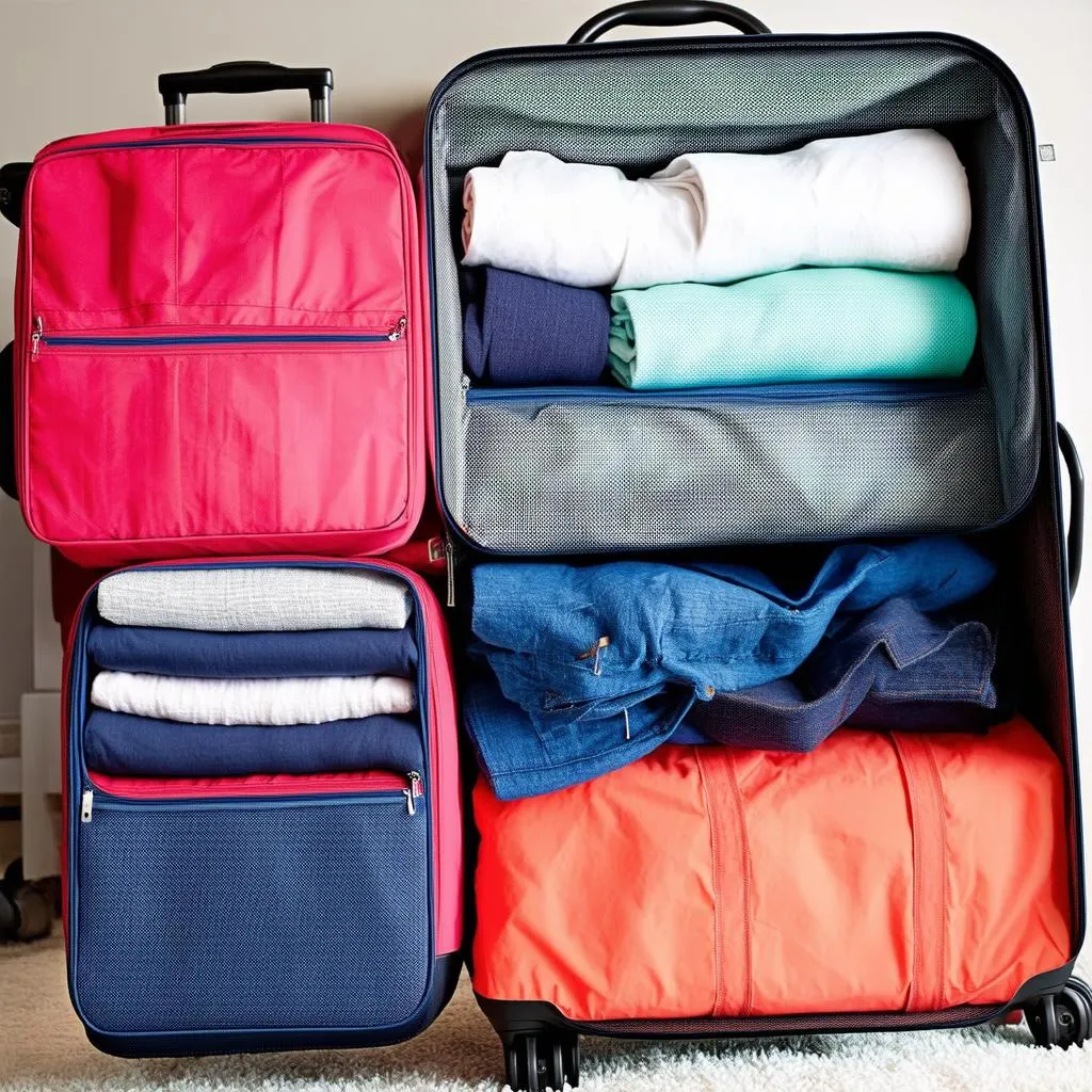 Travel Packing Cubes for an Organized Suitcase