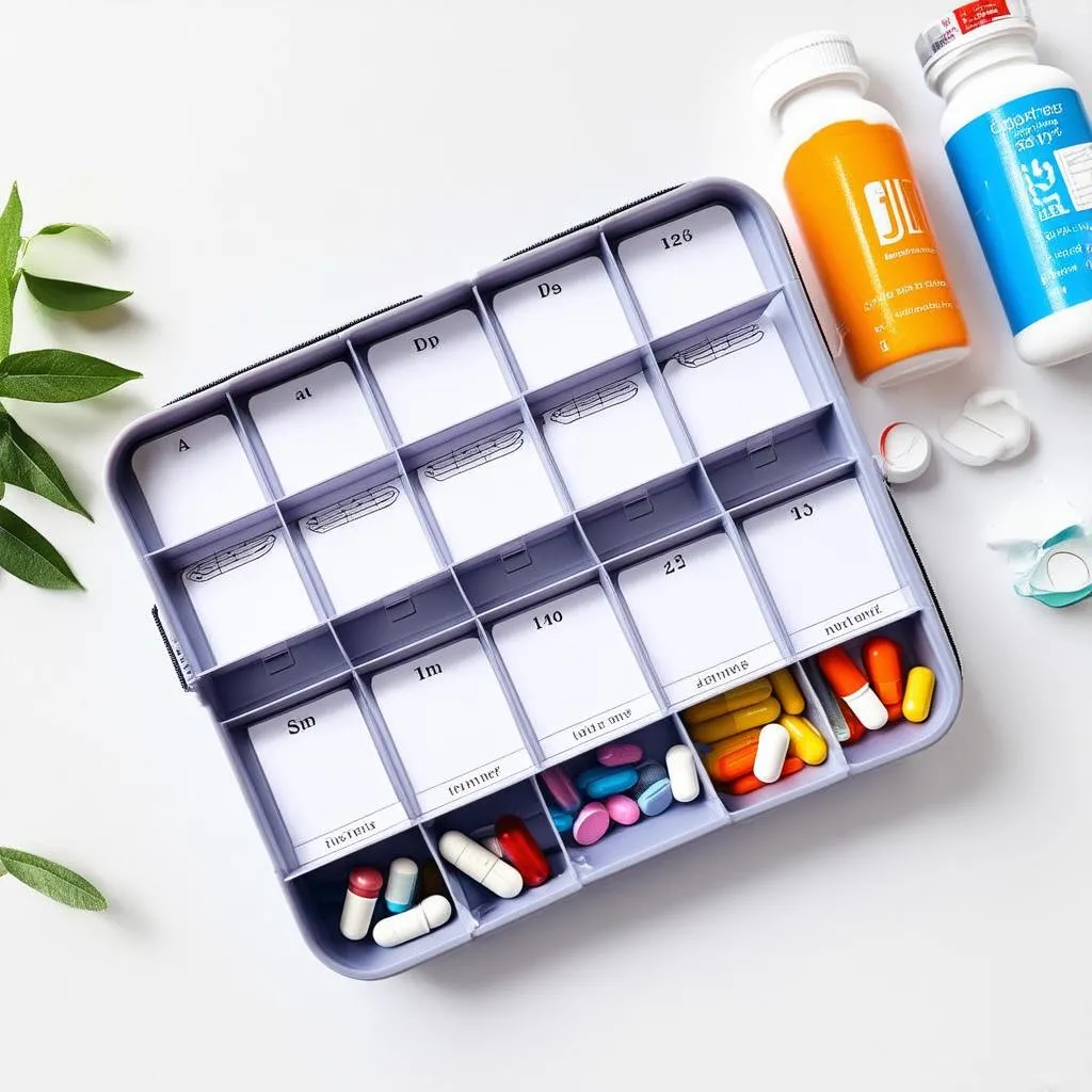 Travel Pills Organizer