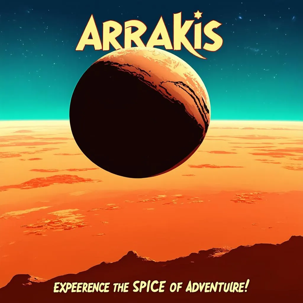 Travel Poster for Arrakis